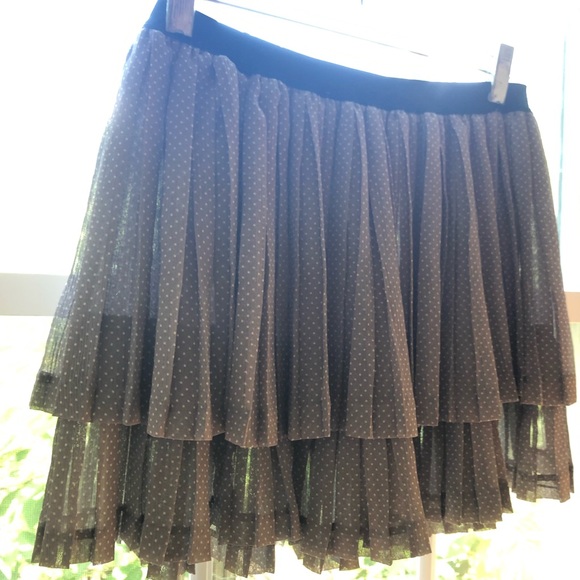 Vintage Jane Birkin lilac polka dot skirt - Picture 2 of 4